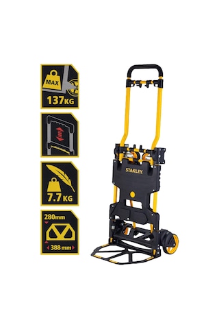 Stanley Ft585 70/137Kg Çok Fonksiyonlu Katlanır El Arabası