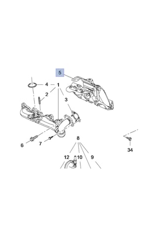 Opel İnsignia 1.6 Dizel Motor Egzos Manifolt Contası Elring Marka Elr-894.772
