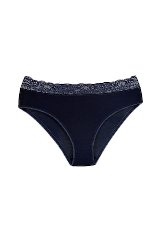Sensu Kadın Bambu Kumaş Beli Dantelli Slip Külot 3'lü Paket Set Kts1094 Gri