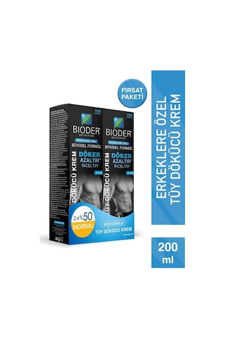 Bioder Tüy Dökücü Krem 100ml - Men