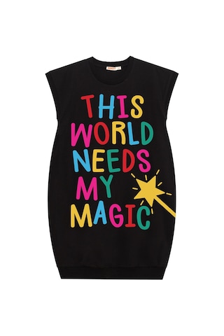 Denokids Mshb&g Magical Kız Çocuk Siyah Elbise Siyah