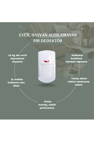 Akıllı Güvenlik Alarm Sistemleri Güneş Enerjili Dış Siren Ve Pet Uyumlu - Giriş Plus Set