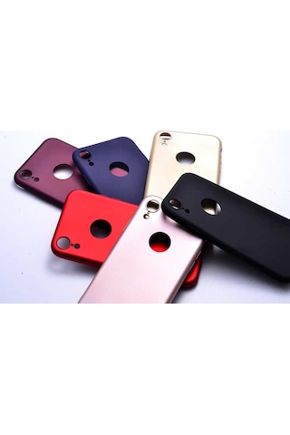 Apple Uyumlu iPhone Ekılıf Xr 6.1 Kılıf Mat Soft Premier Silikon Kapak Kırmızı