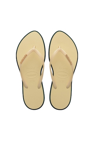 Havaianas Slim Point Pantanal Green Kadın Terlik-4791 Bej