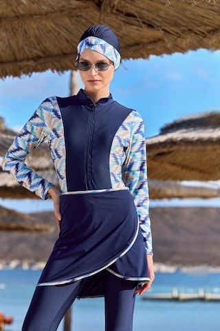 Kocabey Argento 0764-329 Kadın Body Tesettür Takımı Renkli
