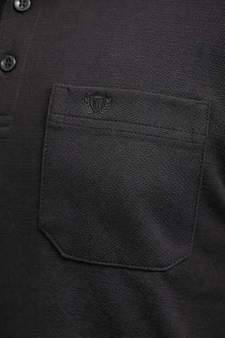 Classics Men Simenti Regular Fit Polo Yaka Uzun Kol Sweatshirt - 7566 Siyah