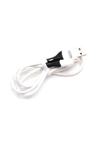 Go Des GD-UC519 Micro USB Kablo 2.4A Şarj Kablosu 100 cm Data Kablo ZORE-258887 Beyaz