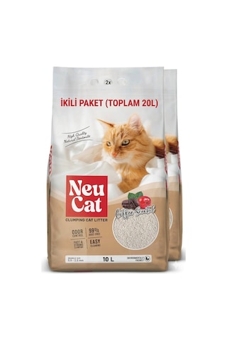 Kahve Kokulu Kedi Kumu 10 Lt 2 Adet Kahve Kokulu Kedi Kumu 10 Lt 2 Adet