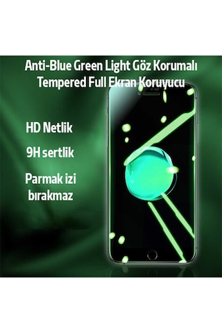 Ally Apple Uyumlu iPhone 8 Plus 7 Plus Anti -Blue Green Light Göz Korumalı