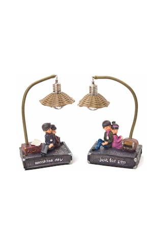 Just For You Sonsuz Aşk Işıklı Çift Biblosu - Romantik Ve Dekoratif Hediye