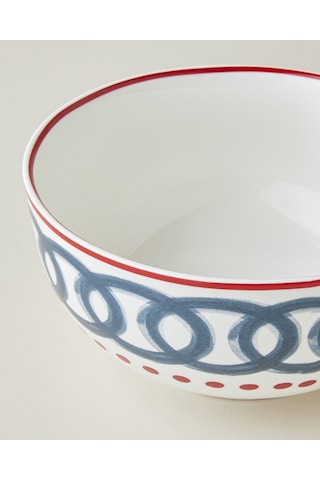 English Home Florend Bone Porselen Kase 14 Cm Renkli Renkli