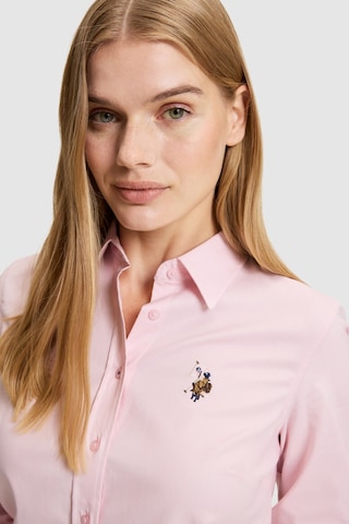 U.S. Polo Assn. Kadın Açık Pembe Uzun Kollu Basic Gömlek 50329503-vr078 Acık Pembe