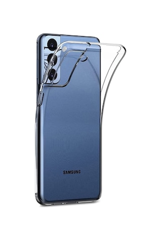 Samsung Uyumlu Galaxy S22 Kılıf Ince Esnek Korumalı Şeffaf Silikon