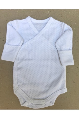 Özdemirlitekstil Bebelino Çıtçıtlı Badi Kruvaze (5 Li Paket) (456375083) Beyaz