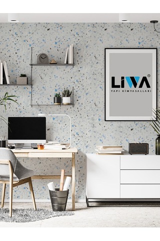 Canlı Sıva / İpek Sıva /dekoratif Sıva /duvar/ Mavi Siyah Bl-ms Diğer