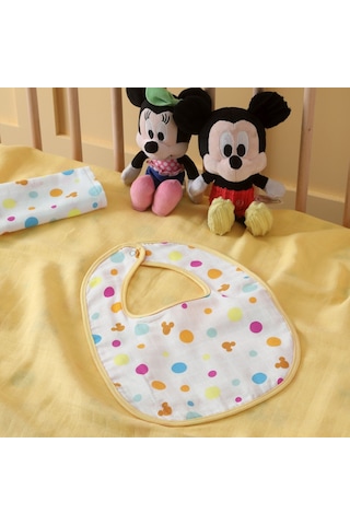 Disney Mickey Pamuk Lisanslı Müslin Önlük Çok Renkli