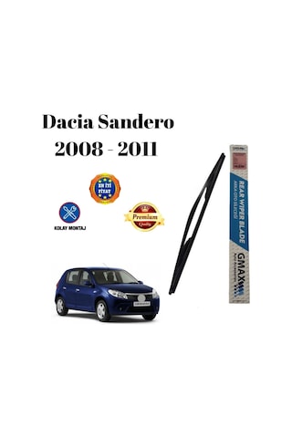 Dacia Sandero 2008 2009 2010 2011 Uyumlu Araca Özel Arka Cam Silecek Süpürgesi Glz03208442 1 Adet