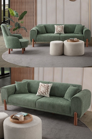 Armoni 3+1 Koltuk Takımı Yeşil