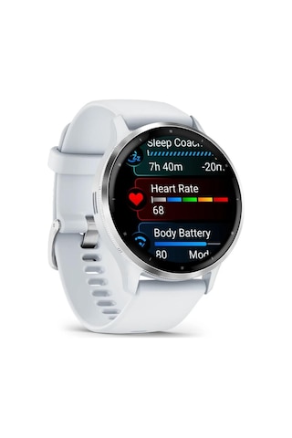 Garmin Venu 3 Gümüş Beyaz Kayışlı