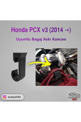 Honda Pcx V3 2014 Uyumlu Bagaj Askı Kancası