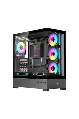Frisby Nova-x 650w 80+ 7x120mm Argb Fan Mid Tower Atx Siyah Akak0frı0032