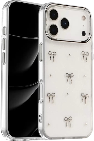 Newface Apple iPhone Uyumlu 17 Pro Fiyonk Desenli Kapak - Desen 5 Belirtilmemiş
