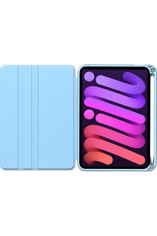Apple Uyumlu iPad Mini 2021 6.nesil Kılıf Zore Nayn Dönebilen Standlı Kılıf Kapaklı Kılıf