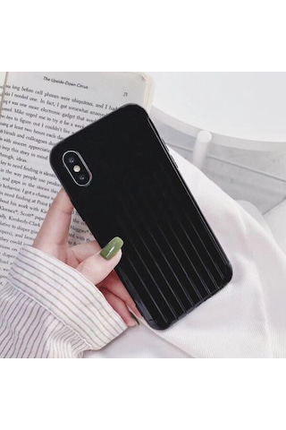 Ally Apple Uyumlu iPhone Xs Max 6.5 Inch Trunk Lines Ince Soft Silikon Kılıf (300385332)