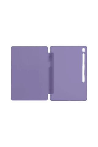Apple Uyumlu  iPad Pro 11 2024 Kılıf Kalemlikli Hugo Tablet Kılıfı - Mor Diğer