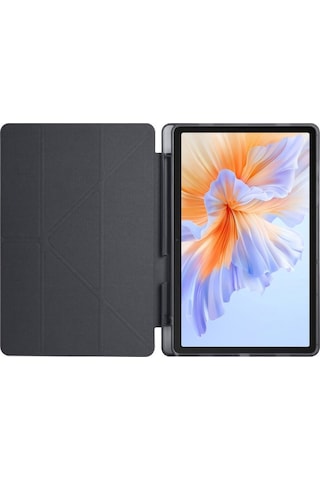 Honor Pad V9 11.5 Inç Uyumlu Kılıf Kalem Bölmeli Standlı Kılıf + Ekran Koruyucu + Kalem 3'lü Set Kapaklı Kılıf