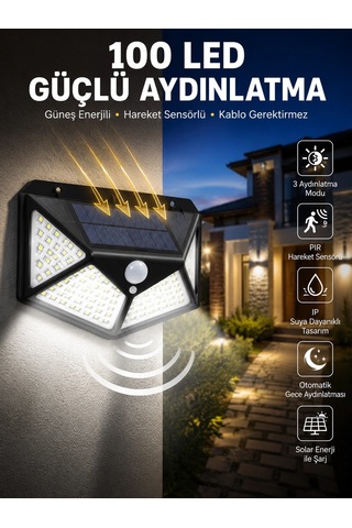 Mey İthalat Yx-100 Led Işık Çok Renkli