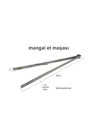 Avrasya Grill Şiş ve Maşa Mangal Şiş-Et Maşası-Köfte Maşası Maşa 3 Adet