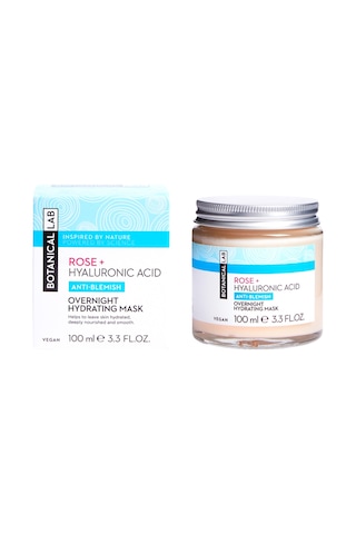 Botanical Lab Gül Hyaluronik Asit Nemlendirici Gece Maskesi 100 ML
