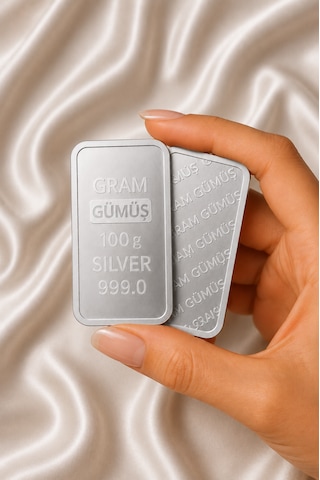 100 Gram Külçe Gümüş Yatırımlık Gümüş