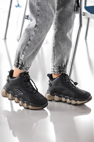 Cool Edi Air Bosst Ortopedik Taban Unisex Çocuk Bot Siyah