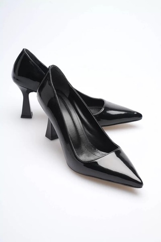 Trendella Siyah Rugan Topuklu Kadın Stiletto Tr20ms02e