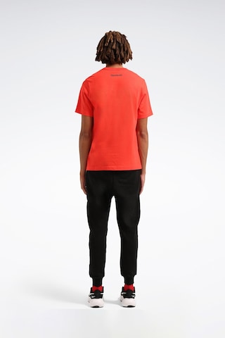 Reebok Basketball T-shırt Kırmızı Erkek Kısa Kol T-shirt Kırmızı