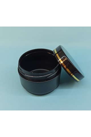 250 25 Ml Lüx Şeritli Mini Boş Pomat-Krem-Kozmetik Kutusu