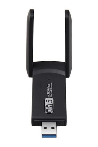 Winex Wifi5 AC1300Mbps 2.4G+5G Wifi Dongle USB 3.0 Adaptör