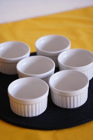 Cooker Suffle Kabı 6'lı Beyaz Beyaz