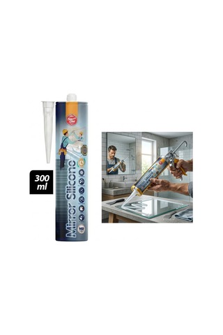 Zipper Ayna Ve Cam Yapıştırıcı 300 Ml - Şeffaf- 24'li Paket
