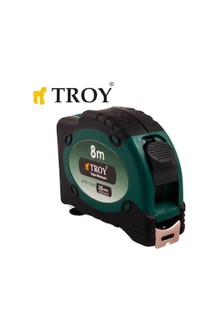 Troy 23100 Lazerli Şerit Metre 8 X 25mm 8 M