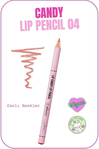 Callista Lip Candy Lip Pencil Dudak Kalemi 04 Cupcake Rush - Nude