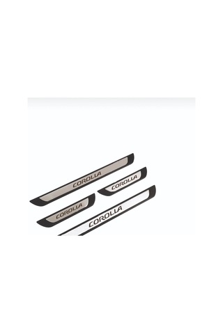 Toyota Corolla 2019 Modeller Old Krom Kapı Eşiği 4 Parça Paslanmaz Çelik