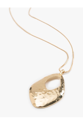 Koton Soyut Charm Detaylı Kolye Altın 5sak70466aa Altın