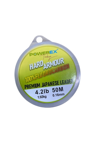 Powerex Hard Armour %100 Fluorocarbon 50 M Clear Leader Misina 84217835