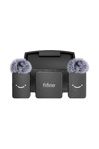 Fifine M9 Kablosuz Yaka Mikrofon Seti
