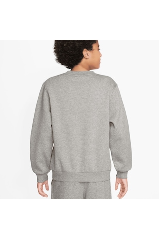Nike Fd2992-063 Sportswear Club Fleece Genç Çocuk Sweatshirt'ü - Gri
