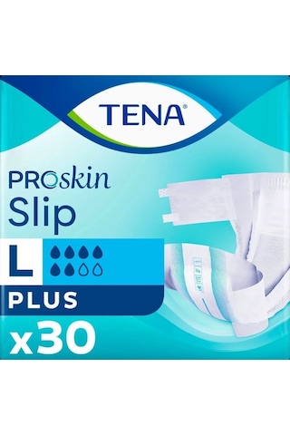 Tena Proskin Slip Plus Bel Bantlı Yetişkin Bezi L 60 Adet