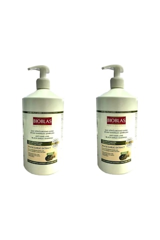 Bioblas Saç Dökülmesine Karşı Siyah Sarımsak Şampuanı 2 x 1 L